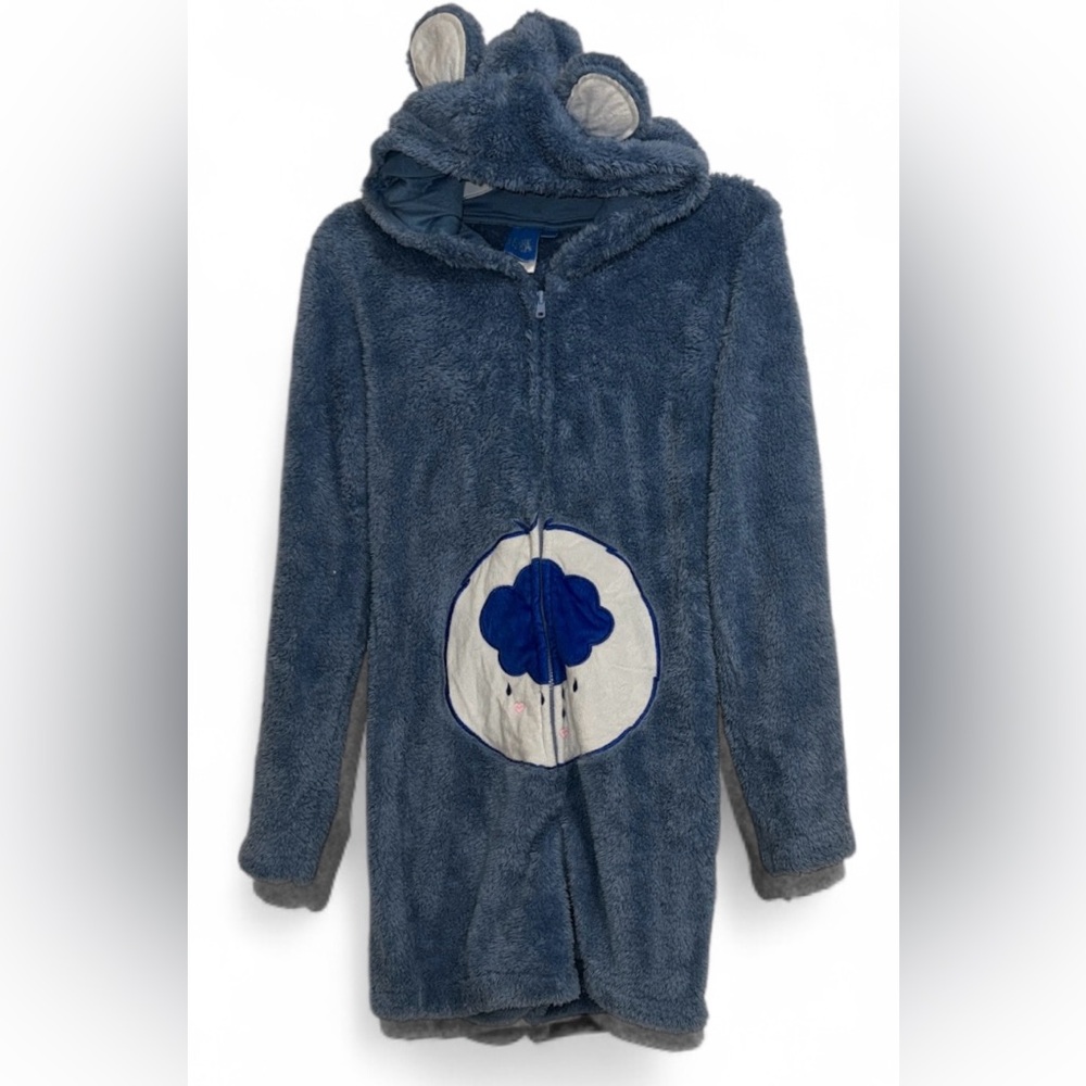 Care Bears Grumpy Bear Romper Women's Costume Body Suit Shorts Blue Cloud Medium